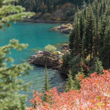 Camping at Stevens Lake
