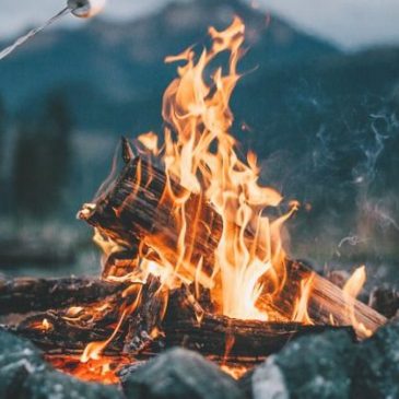 how to light a fire in wet conditions