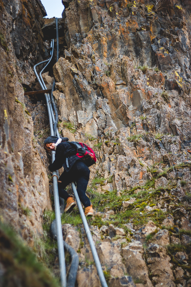 Hannah Climbing